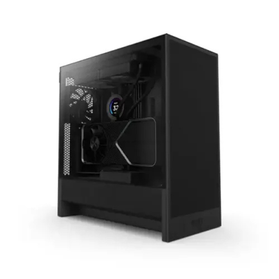 NZXT H5 FLOW MESH MID TOWER (Tempered Glass Side Window) White ATX Gaming Desktop Case